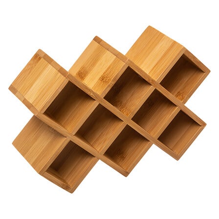 Стойка за подправки 5five, Бамбук, 8 бурканчета