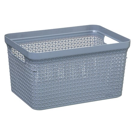 Кош за съхранение 5five Scandi, Полипропилен, 5L, Сив