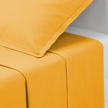 Горен чаршаф atmosphera, Памук, 240 x 290 cm, Охра