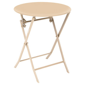 Greensboro round folding table 2 seats stone