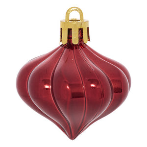 Коледна украса за елха atmosphera Colorama de Noel, 18 части, Гранат