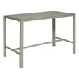 Fixed bar table Skyla 4 seats glass laurel