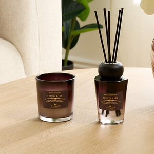 Alma scented set cotton and linen glass