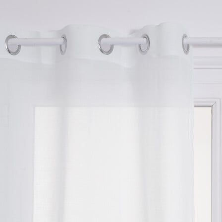 Ana sheer curtains 140 x 240 cm white