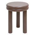 Кръгла кафе маса atmosphera Plump, MDF, Ø40 cm, Шоколадово сиво