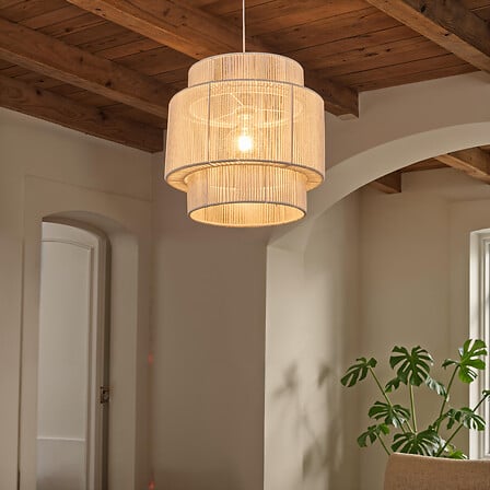Пендел atmosphera Liby, Бял, Ø38 cm