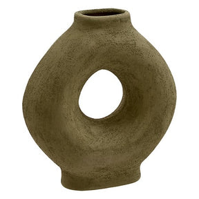 Ваза atmosphera Brea, Керамика, Кръгла, 33 cm, Зелена