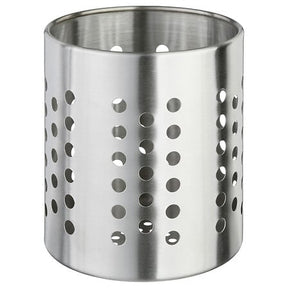 Stainless steel cutlery drainer