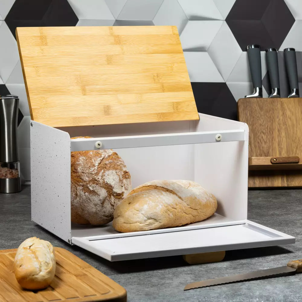 Кутия за хляб Klausberg, Двустранно отваряне, 36x24x21 cm