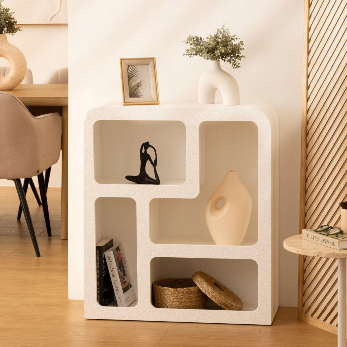 Скрин atmosphera Soleya, 4 рафта, MDF, 75x30x85 cm
