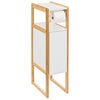Стойка за тоалетна хартия 5five Natureo, с вратичка, Бяла, MDF