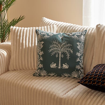 Декоративна възглавница atmosphera Palm Resort, Бродерия, 45×45 cm