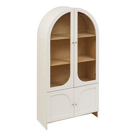 Шкаф с витрина atmosphera Bloomy, 4 врати, 180 cm, MDF
