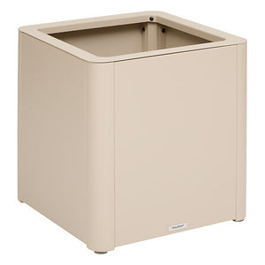 Plant pot cover Alumia 50 x 50 x 50 cm aluminum clay