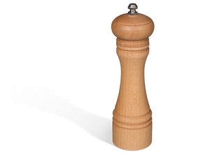 Дървена мелничка за подправки 5five Bistrot, Бук, 22 cm, Бежова