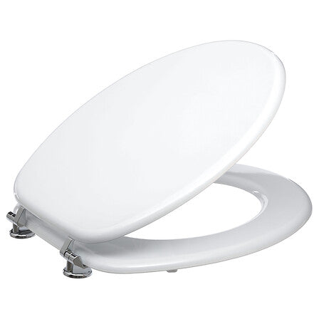 Тоалетна седалка 5five, Дърво и цинк, Бяла