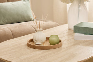 Delia scent set round tray