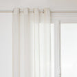 Haya striped sheer curtains 140 x 240 cm linen-coloured