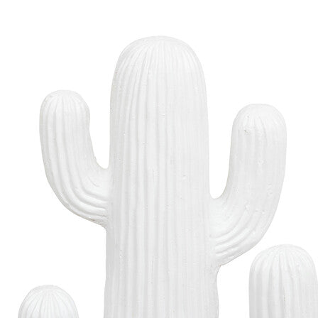 Декоративен кактус atmosphera Rodrigo, За открито и закрито, Бял, 38 cm