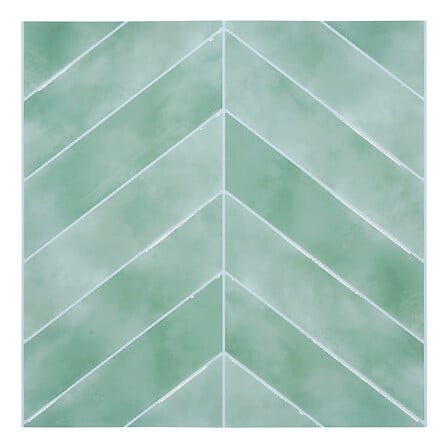 Стикери atmosphera Caro Chevrons, Светлозелен 30×30 cm, 2 бр