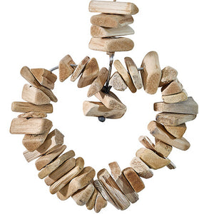 Декорация за стена atmosphera Hearts, Дърво, 78 cm