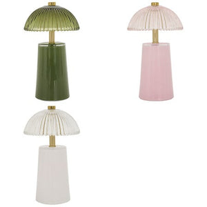 Настолна лампа atmosphera Olie, LED, Стъкло, 19 cm, Асорти