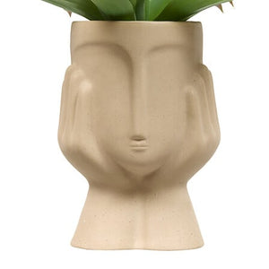 Изкуствено растение atmosphera Sien Agava, 48 cm,  Керамика