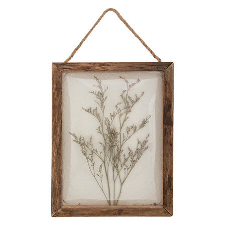 Декоративна рамка с изсушени цветя atmosphera Jonas, MDF, 20x25 см, Кафява