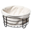 Кошница за хляб 5five Essentiels, Метал, Кръгла, Бяла, 5L
