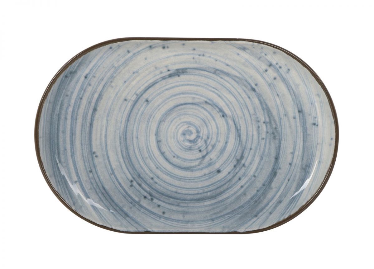 Плато овал LA MEDITERRANEA Swirl, Порцелан