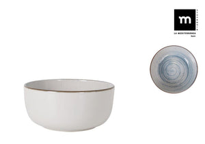 Mélytál LA MEDITERRANEA Swirl, 14.5 cm, porcelán
