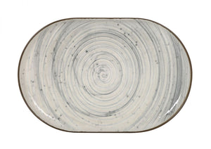 Плато овал LA MEDITERRANEA Vortex, 30x20 cm, порцелан