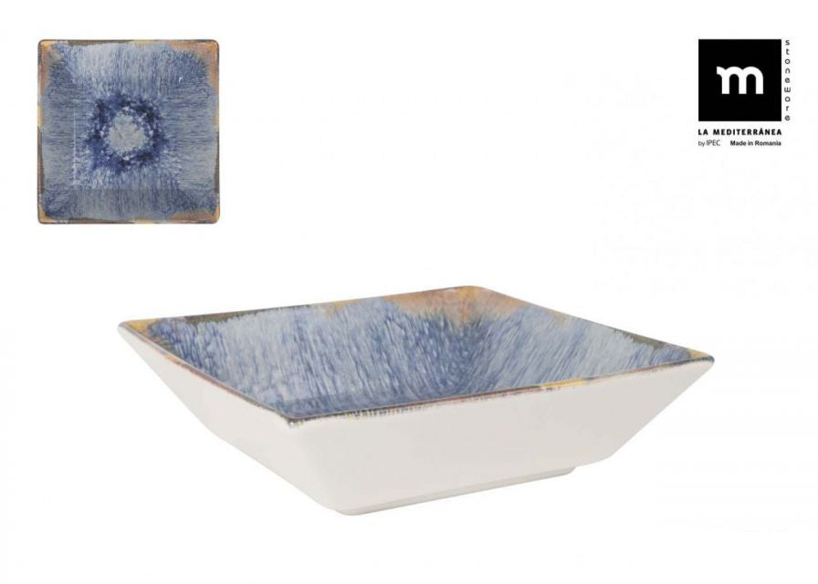 Mélytál LA MEDITERRANEA Aelia, 18×18 cm, porcelán