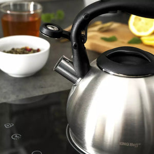 Sípoló teáskanna szűrővel KingHoff 1633, 1,2 L