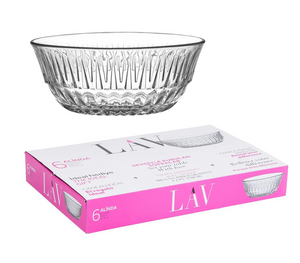 Tálka szett LAV Alinda, 215 ml, 6 db