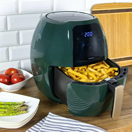 Forrólevegős fritőz Klausberg 7596, 7,7 L