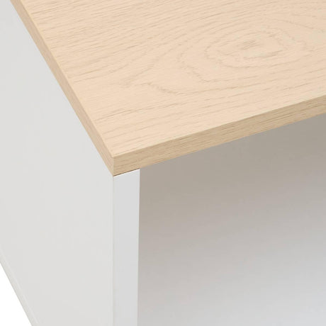 Кафе маса 5five Luma, MDF, Бяла, 90 cm — изглед 6