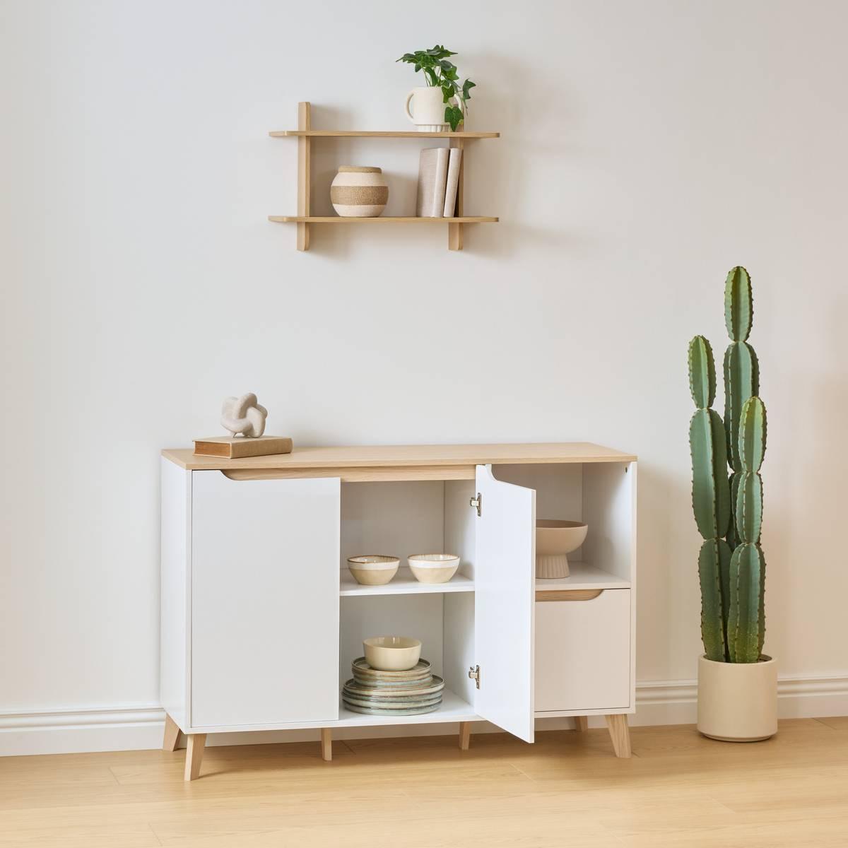 Скрин 5five Luma, MDF, Бял, 120 cm — изглед 12