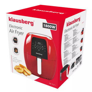 Forrólevegős fritőz Klausberg 7571, 7,7 L
