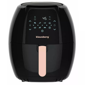 Forrólevegős fritőz Klausberg 7572, 7,7L, Fekete