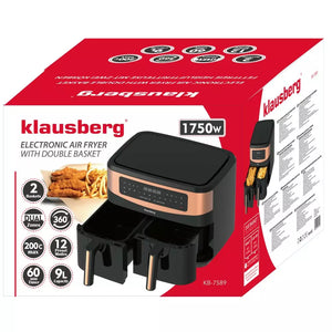 Forrólevegős fritőz Klausberg 7589, 9L