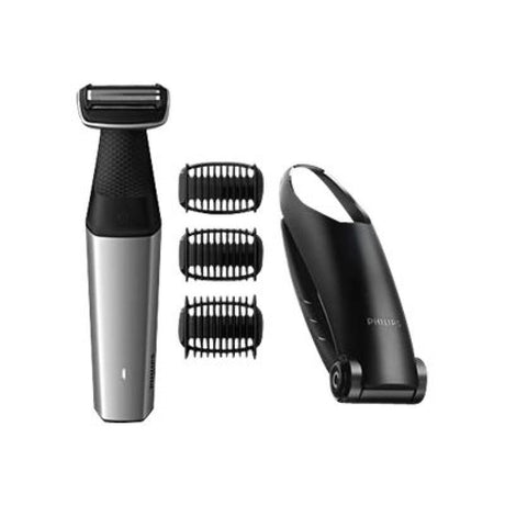 Testszőrtrimmer Philips BG5020/15, Akkumulátoros üzem 60 percig, Töltés 1 óra alatt, Hátfeltét