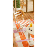 Poolside chair cover 39x39cm orange