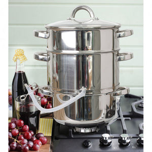 Gyümölcsprés KingHoff 3302, 8 liter, Indukciós, Inox