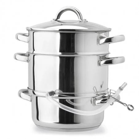 Gyümölcsprés KingHoff 3302, 8 liter, Indukciós, Inox