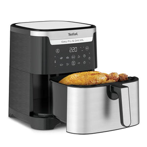 Forrólevegős sütő Tefal Easy Fry XXL Flexcook EY801D15, 6,5 L, 1400 W, Fekete/ezüst
