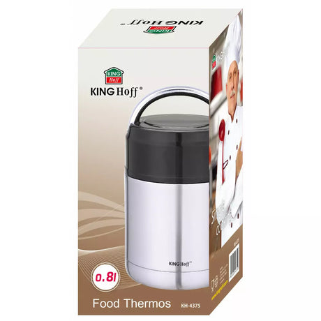 Termosz KingHoff 4375, Dupla fal, Inox, 800 ml